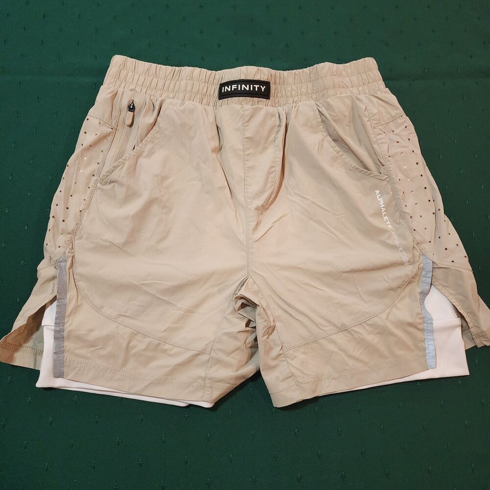 ALPHALETE ATHLETICS Men's Athletic Shorts Infinity Size Small